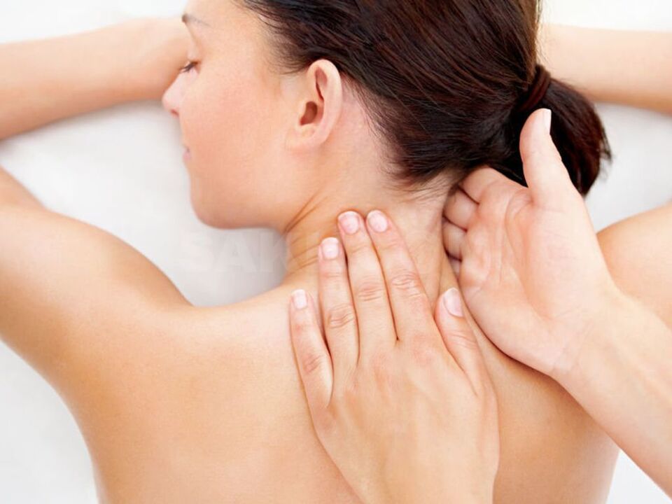 massaggio cervicale per osteocondrosi