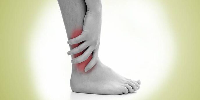 dolore alle gambe con artrosi della caviglia